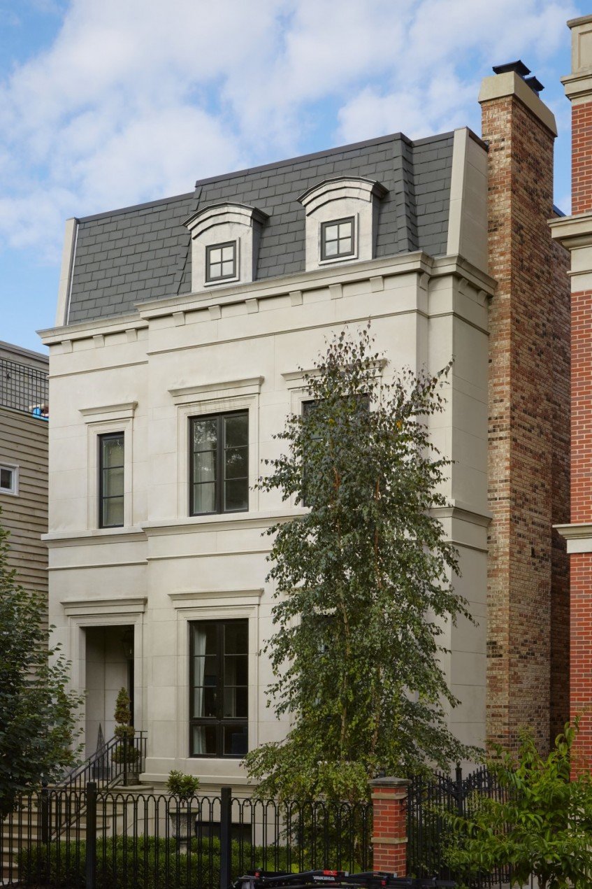 Vibrante y colorida casa en Chicago