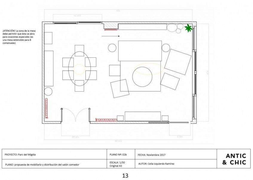 Proyecto Parc del Migdia: el comedor