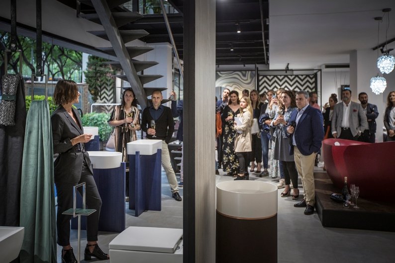 En la inauguración del nuevo showroom de Villeroy & Boch