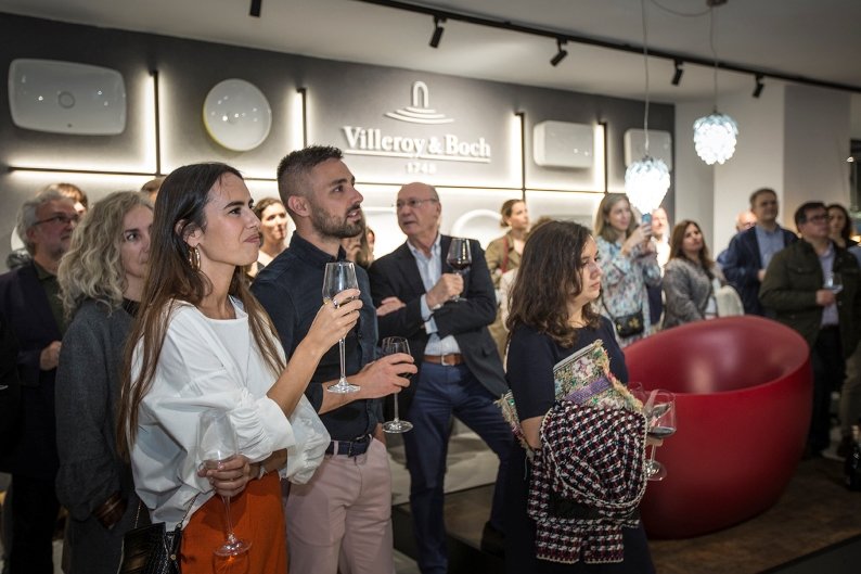 En la inauguración del nuevo showroom de Villeroy & Boch