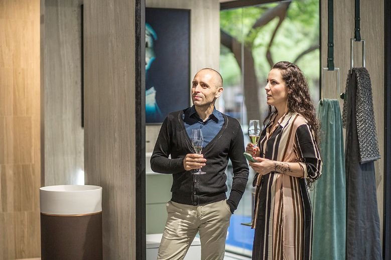 En la inauguración del nuevo showroom de Villeroy & Boch