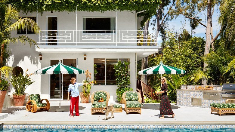 La casa de Cara y Poppy Delevingne en Los Angeles