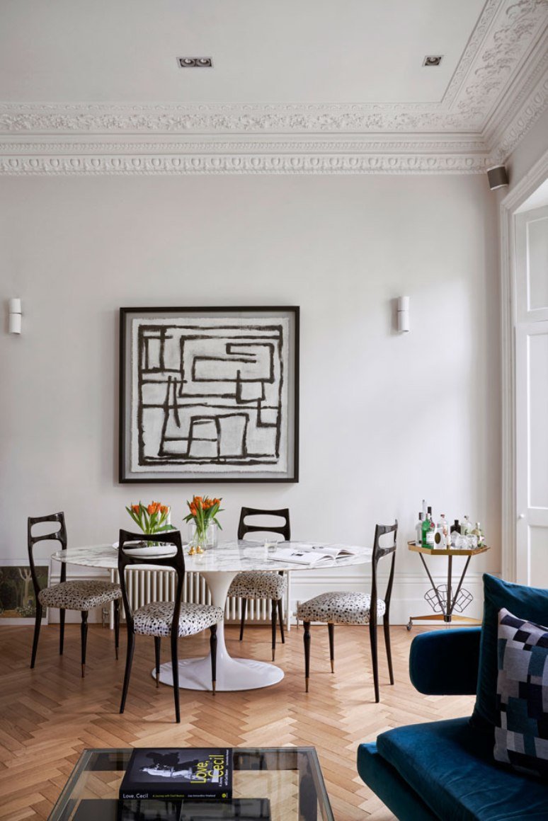 Glamour urbano en una casa en Londres