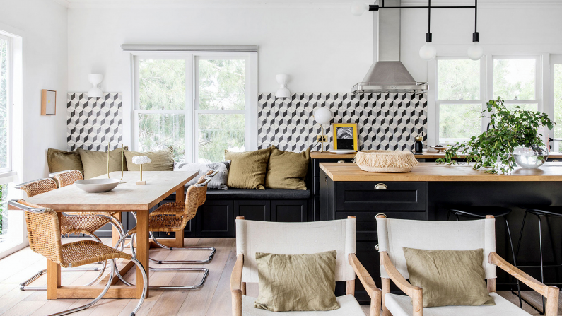 Sofisticada residencia de verano con aires de otoño