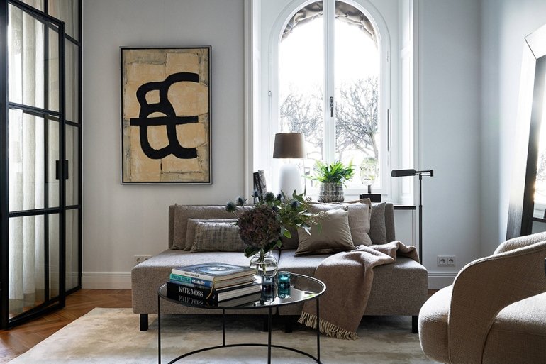 Un mini-piso con mucho estilo en Estocolmo