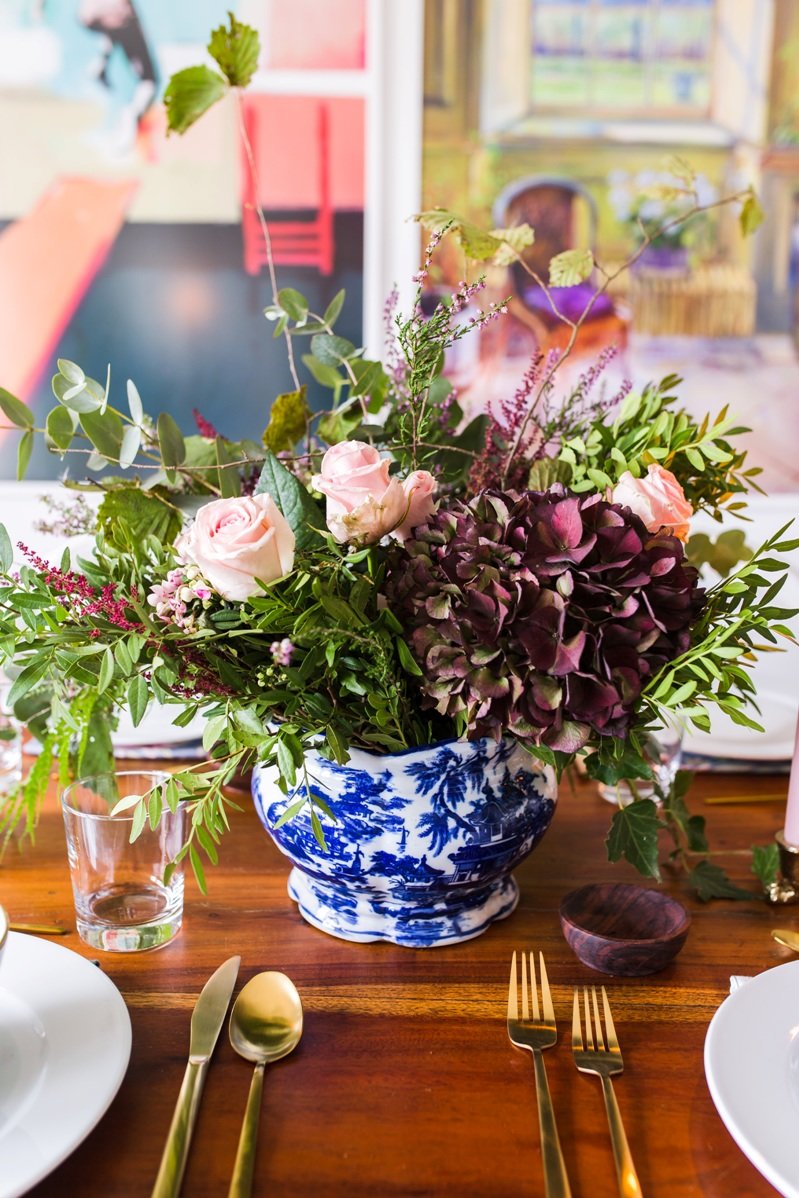 Decorar la mesa para el frío