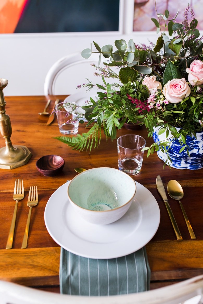 Decorar la mesa para el frío