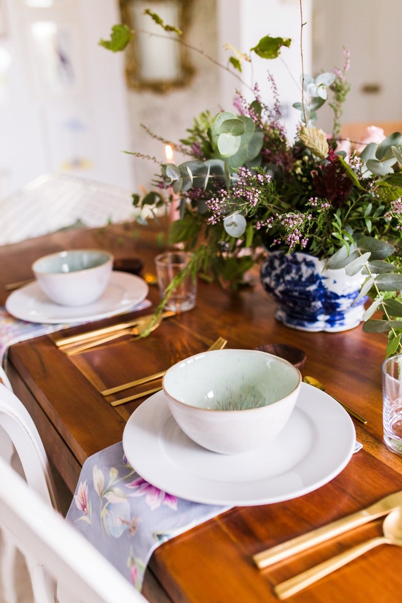 Decorar la mesa para el frío