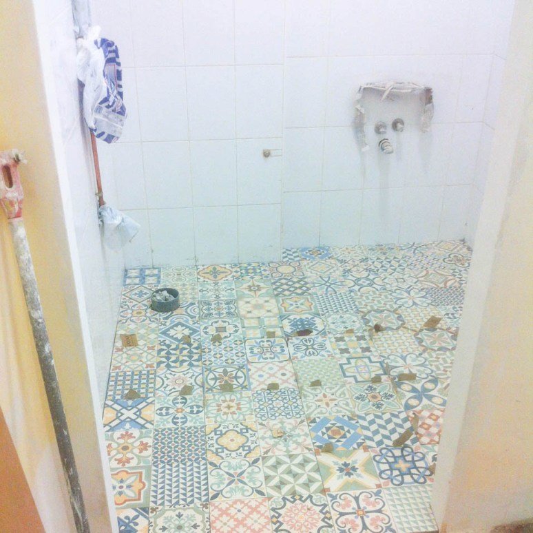 Cómo rehabilitamos el baño del local de Antic&Chic