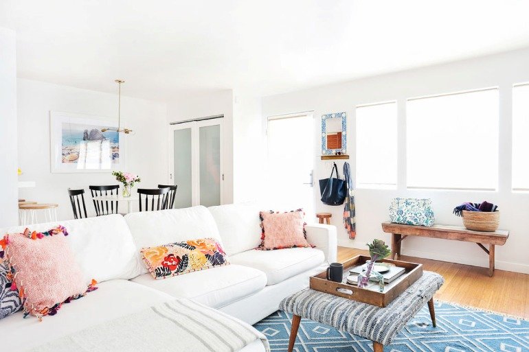 Una casa pequeña, fresca y elegante