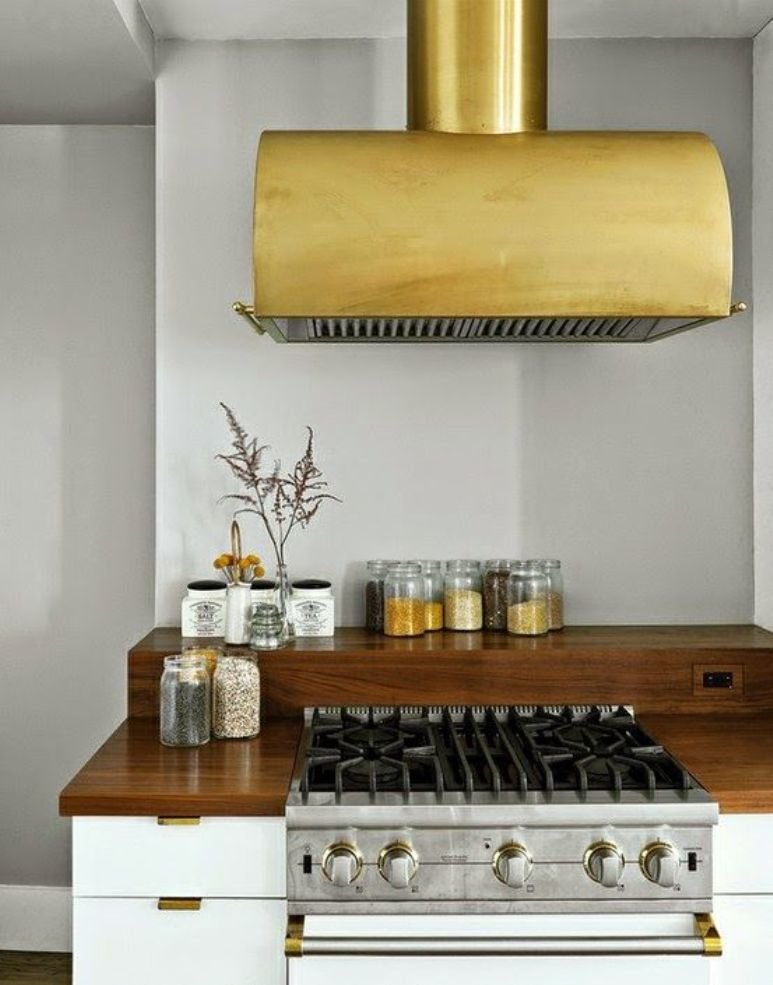 Alerta tendencia: cocinas doradas | Get the Look