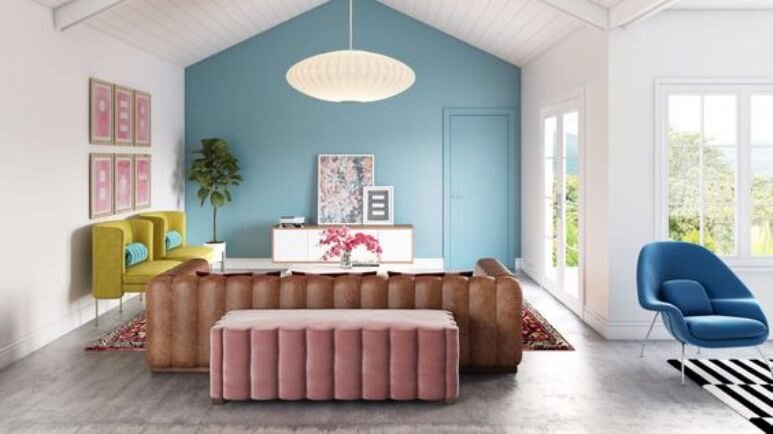 Una reforma colorida, Chic y llena de vida