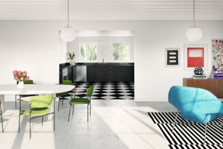 Una reforma colorida, Chic y llena de vida