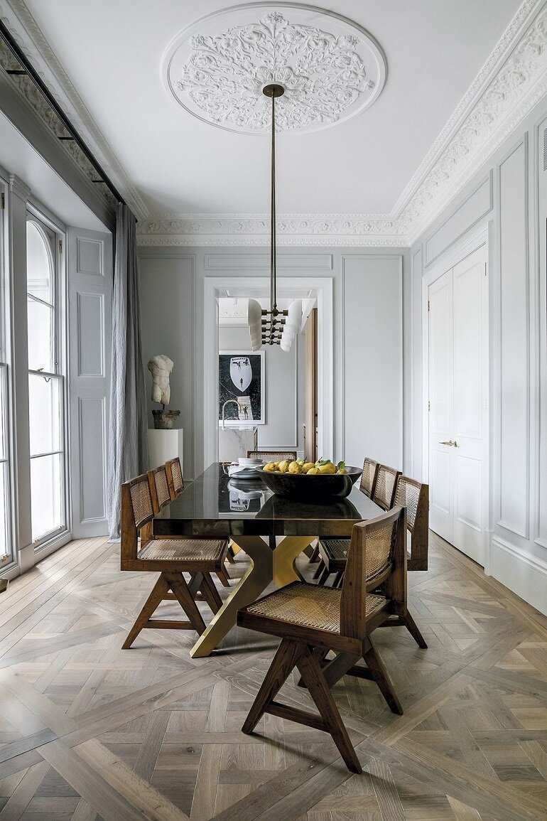 Clásico y moderno para una decoración atemporal