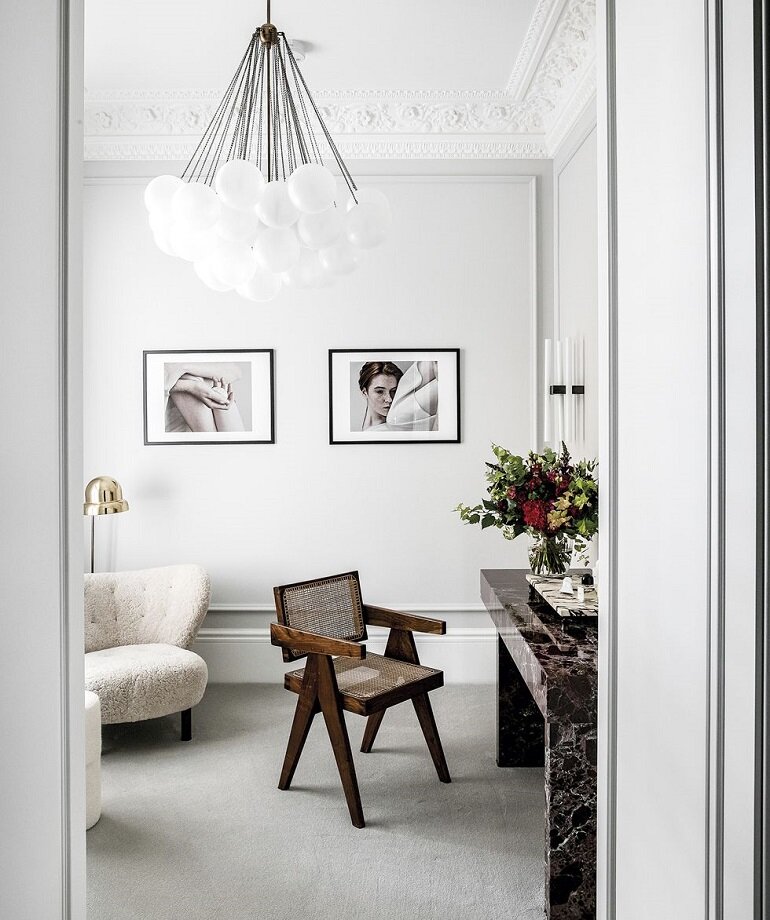 Clásico y moderno para una decoración atemporal