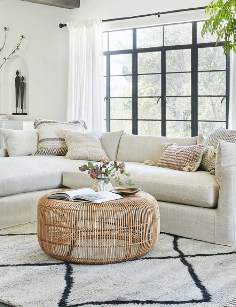 Decoración atemporal: el ratán y las fibras naturales