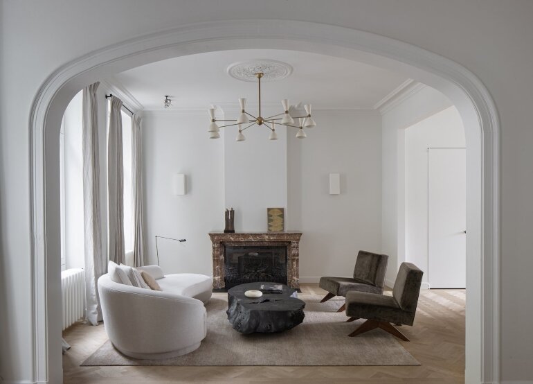 Una casa refinada i atemporal a Bèlgica