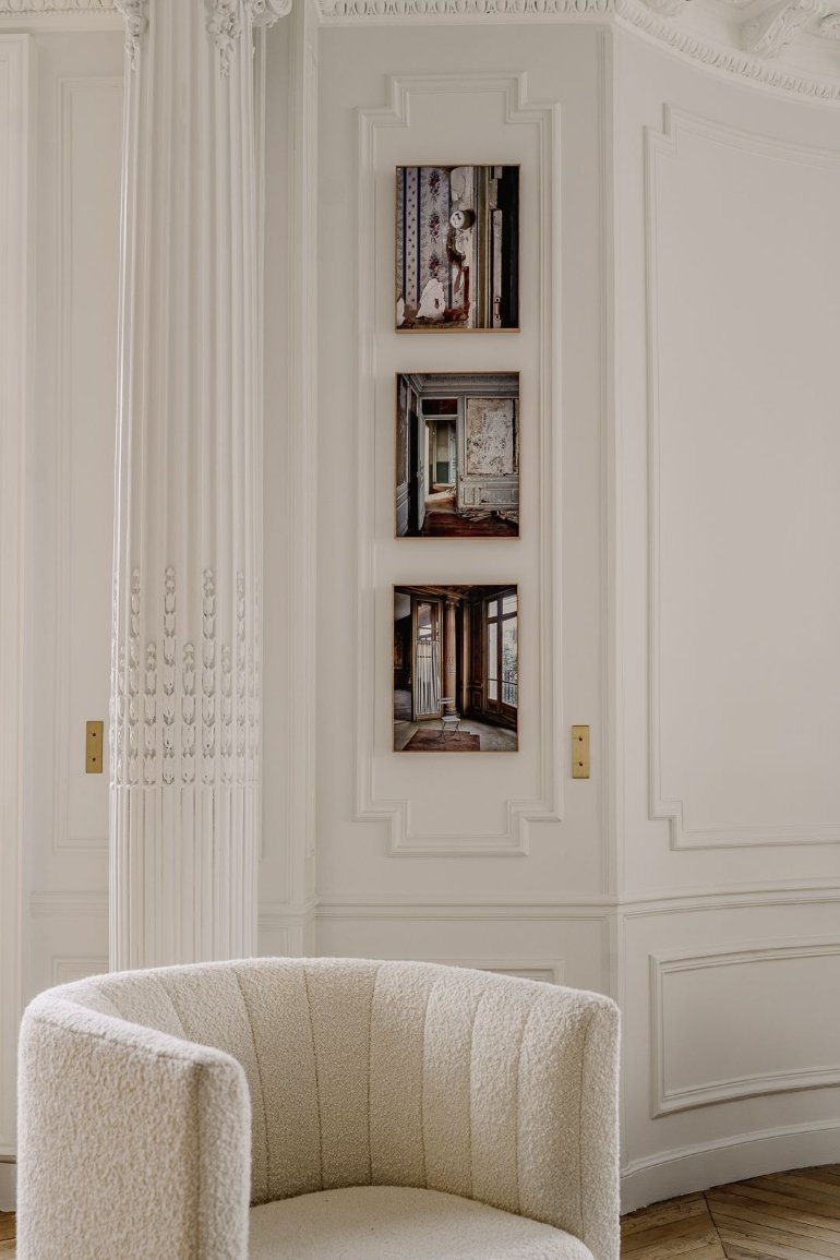 Molduras, cornisas y carpintería de época en París