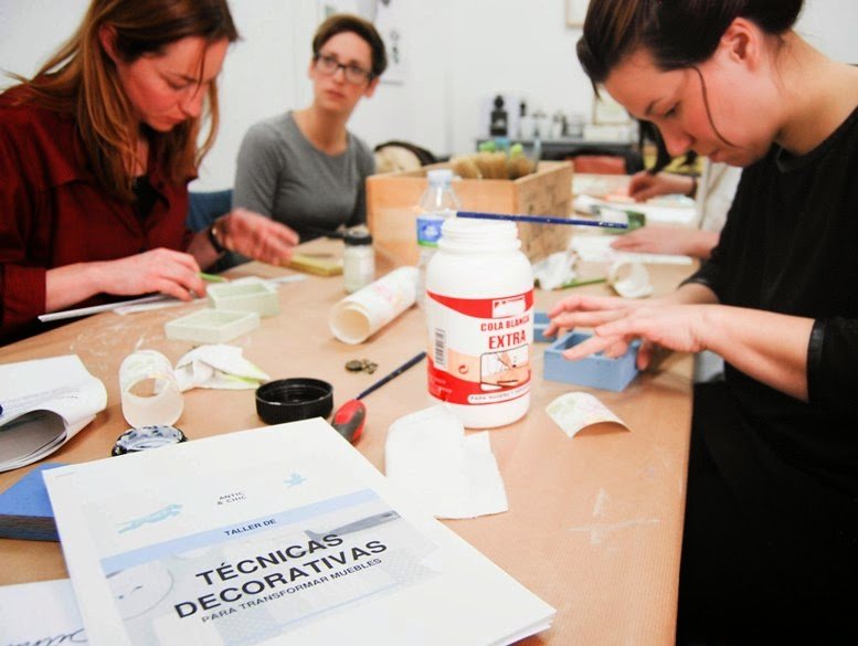 Nuestro primer taller de técnicas decorativas 