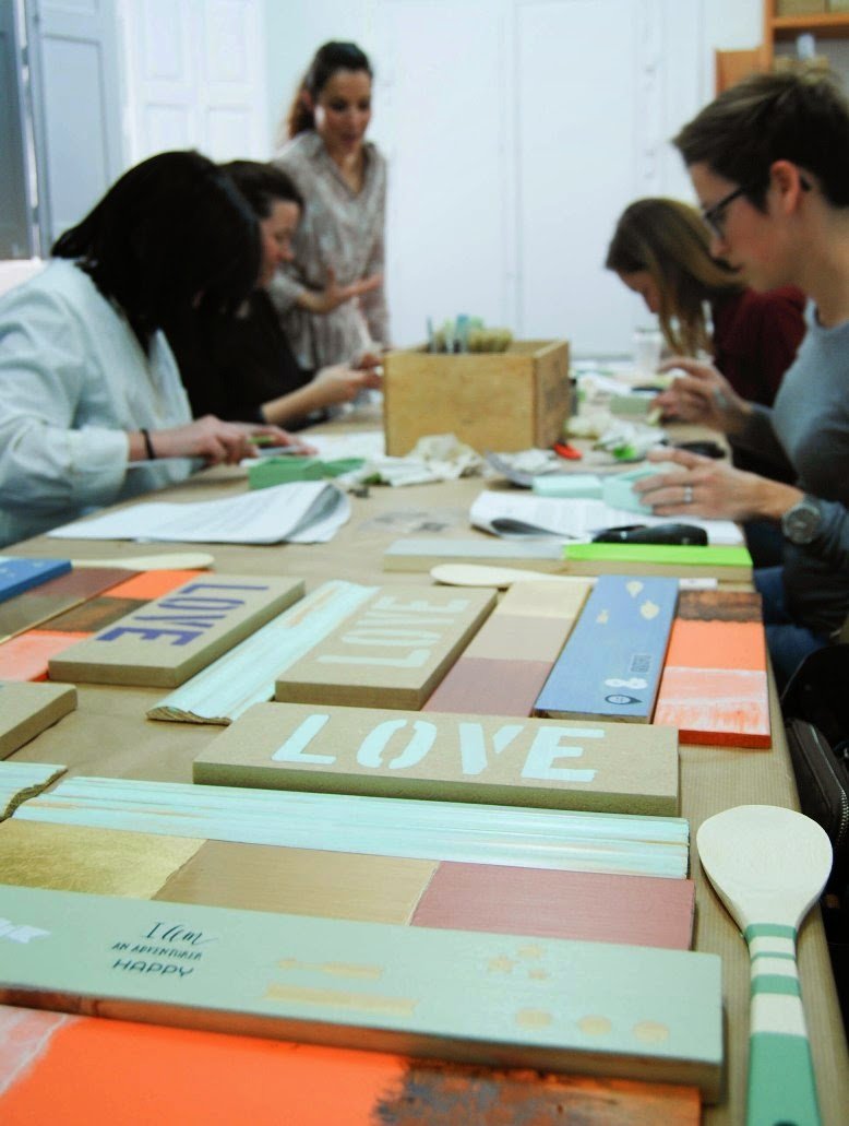 Nuestro primer taller de técnicas decorativas 