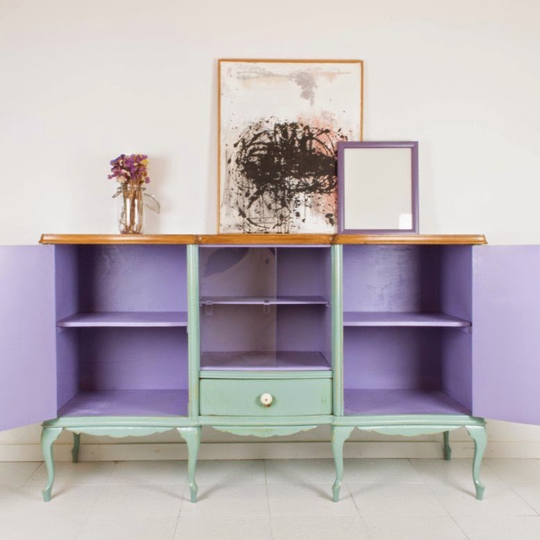 Cómo transformar un aparador por dentro y por fuera