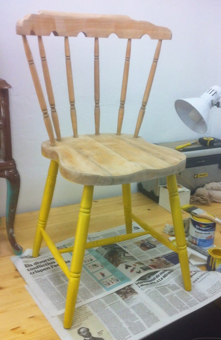 Josefina, la historia de una silla torneada (y desencolada)...