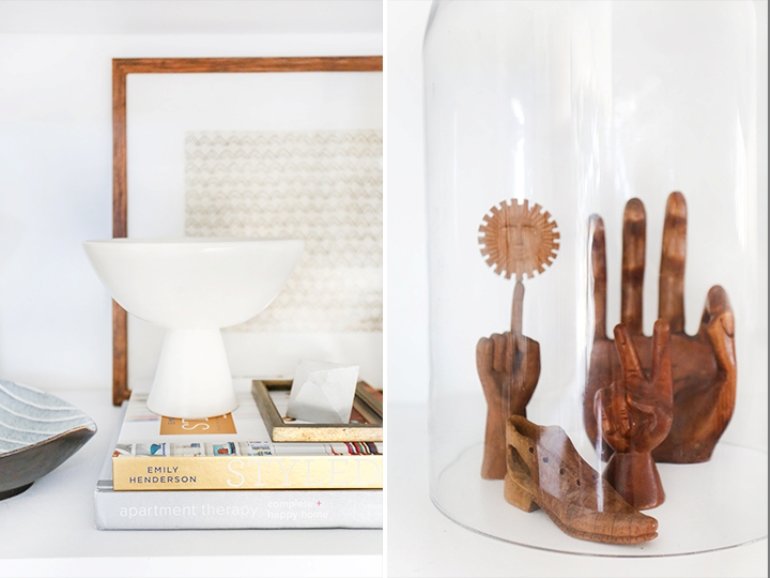 Cómo decorar con estilo unas estanterías en 3 pasos