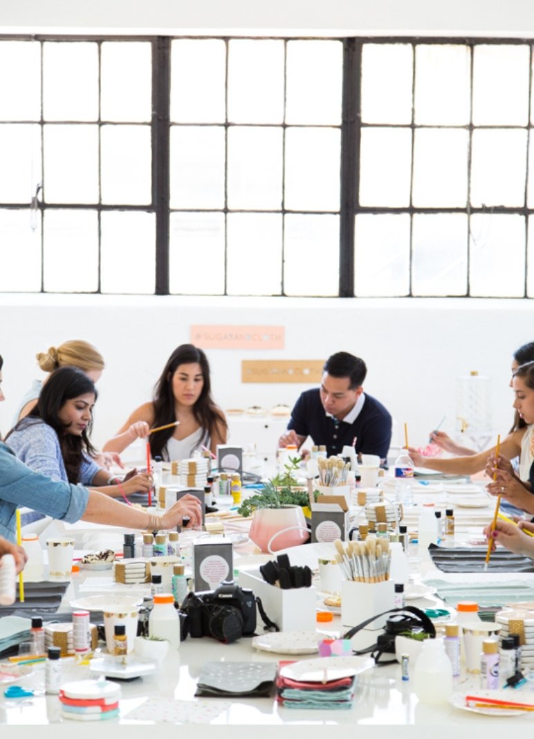 Un estudio ideal para hacer talleres de DIY