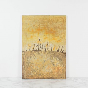 Pintura abstracta, La unión, 2000