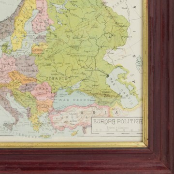 Antiguo mapa de Europa