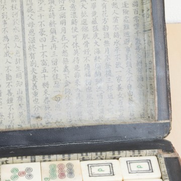 Antiguo juego chino Mahjong