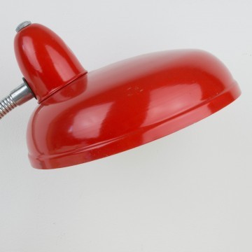 Lámpara flexo rojo