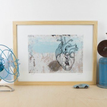 Copia numerada de la obra Volver a latir, 2015