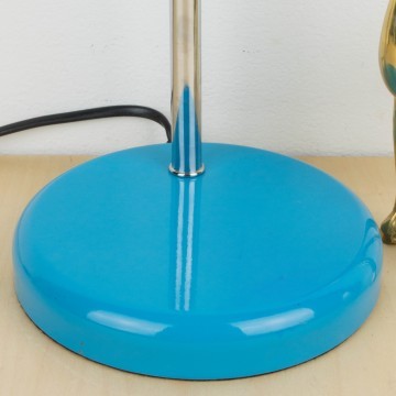 Lámpara flexo azul turquesa