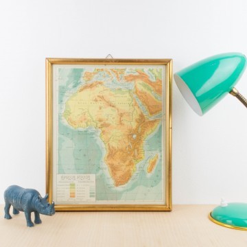 Mapa de África físico