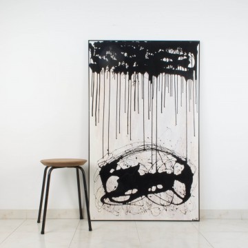 La voz de las sombras, 2006, pintura abstracta