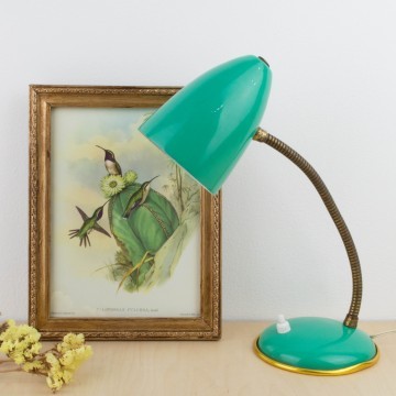 Lámpara flexo en color verde