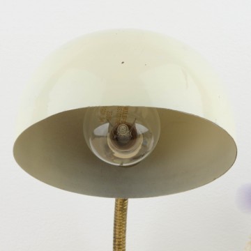 Pequeña lámpara flexo en blanco hueso