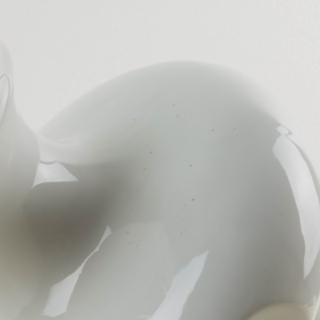 Jarrón blanco alemán