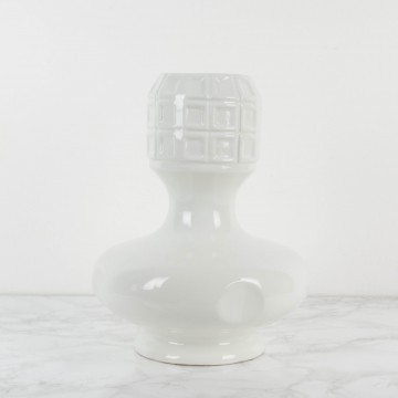 Jarrón blanco alemán