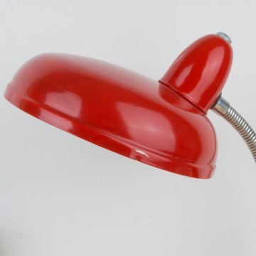 Lámpara flexo rojo