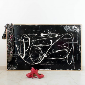 La cámara oscura, pintura abstracta de 2008