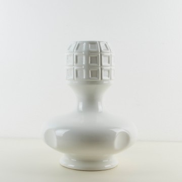 Jarrón blanco alemán