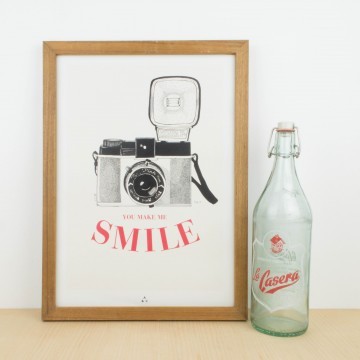 Lámina You make me Smile, by Antic&Chic