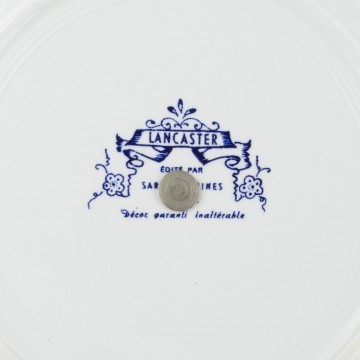 Expositor de dos niveles en porcelana inglesa