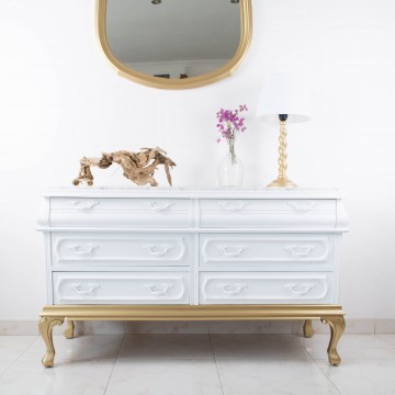 Cómoda Valverde con sobre de mármol