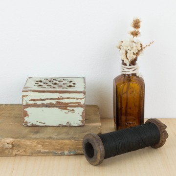 Cajita para incienso en color verde