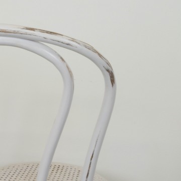Pareja de sillas bistró en blanco