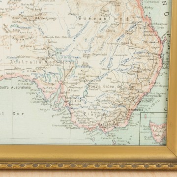 Pequeño mapa de Australia