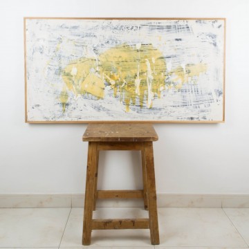 Pell enverinada, pintura abstracta de l'any 2007